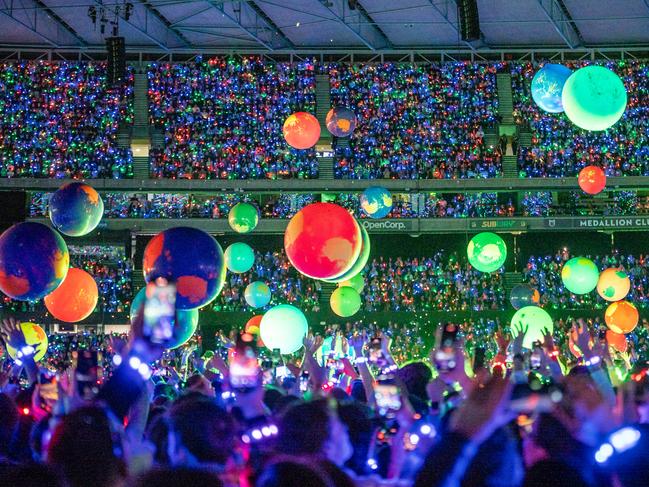 Coldplay at Melbourne’s Marvel Stadium