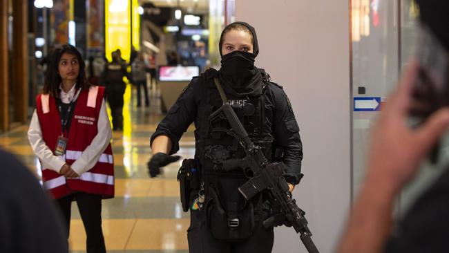 Westfield Marion was in lockdown during the incident. Picture: Brett Hartwig