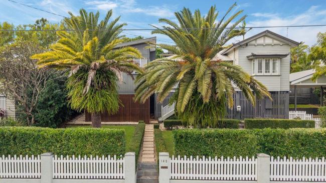 Kate and Simon Dobbie have listed their home at 145 Gracemere St, Grange, for sale. Picture: realestate.com.au