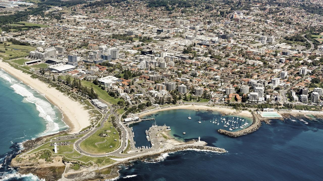 A view of how Wollongong could look in 2040. Picture: 3D render created by Arterra Interactive