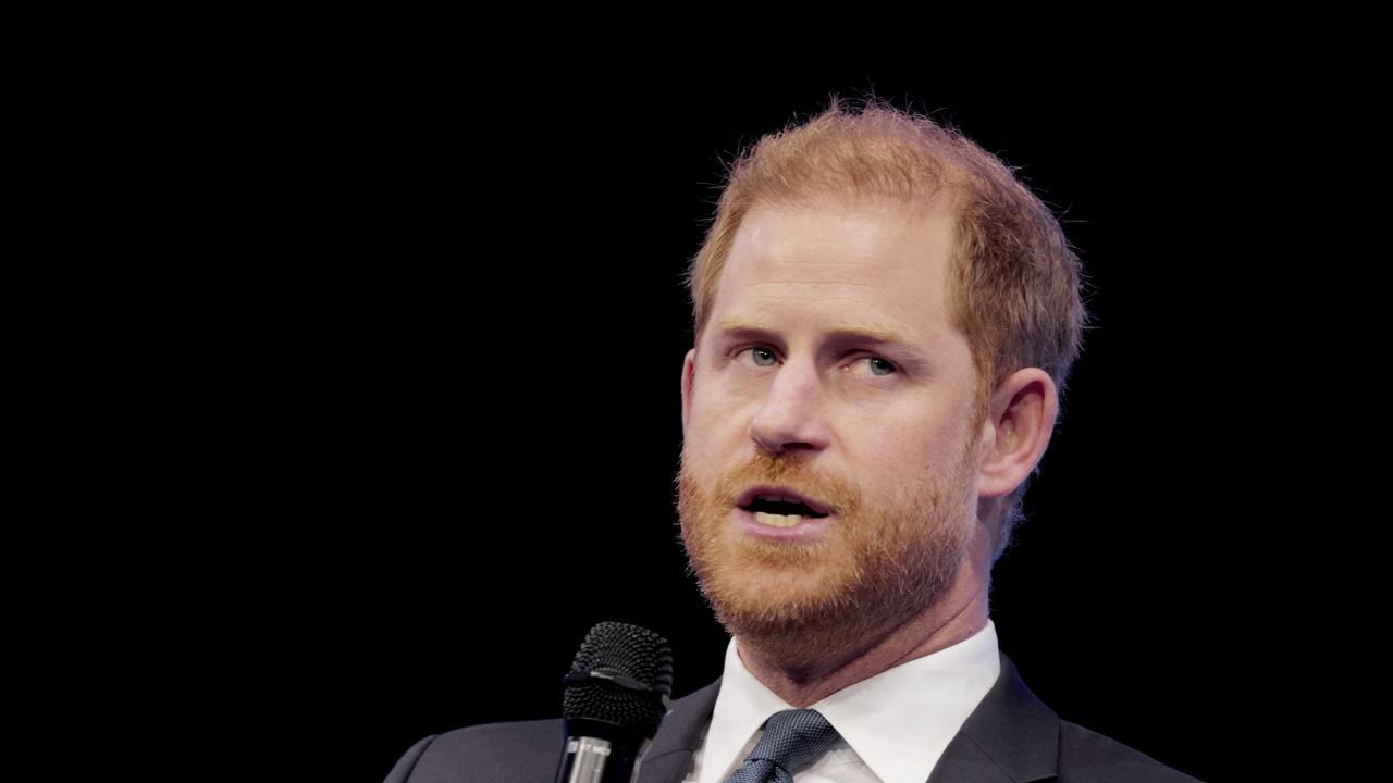 Prince Harry, Duke of Sussex speaks onstage during Day 2 of the Clinton Global Initiative 2024 Annual Meeting. Picture: Getty.