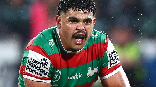 NRL 2024 RD10 St. George Illawarra Dragons v South Sydney Rabbitohs - Latrell Mitchell, Dejection. Picture: NRL Photos