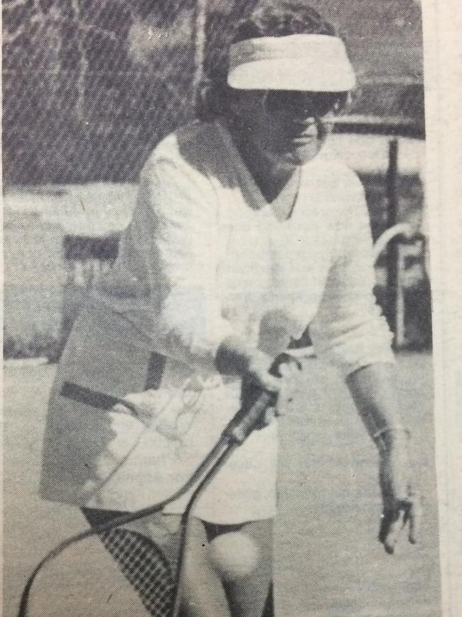 Tennis pics from July 16, 1981.