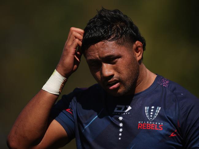 Rebels captain Rob Leota. (Photo by Daniel Pockett/Getty Images)