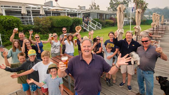 The Metung Pub is open for business after the area was isolated during the recent bushfires. Picture: Jason Edwards