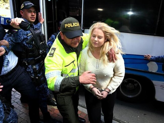 Cassie Sainsbury on the day she was sentenced to time in jail.