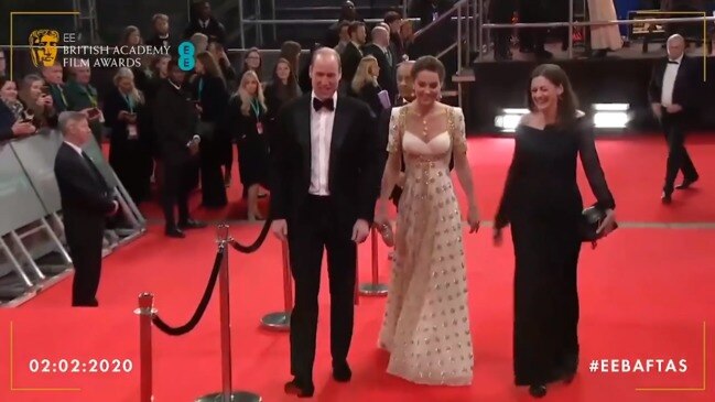 BAFTAs 2020: Prince William and Kate Middleton arrive on the red carpet