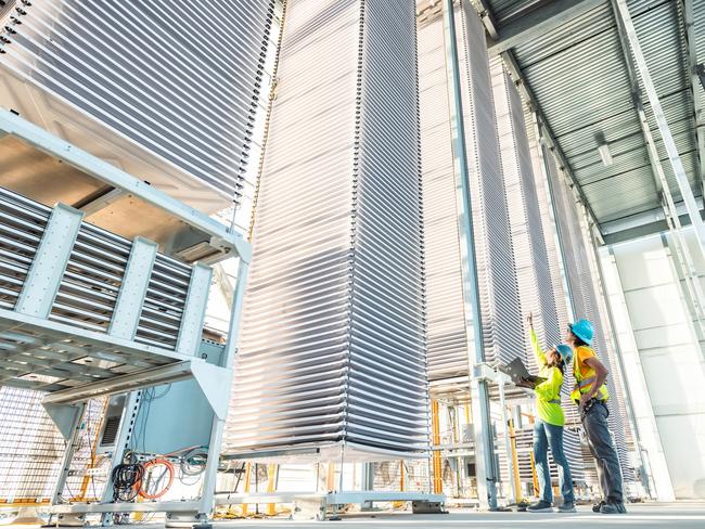 Heirloom’s Direct Air Capture facility in Tracy, California uses limestone rocks to pull already-emitted CO2 from Earth's atmosphere. Picture: Business Wire