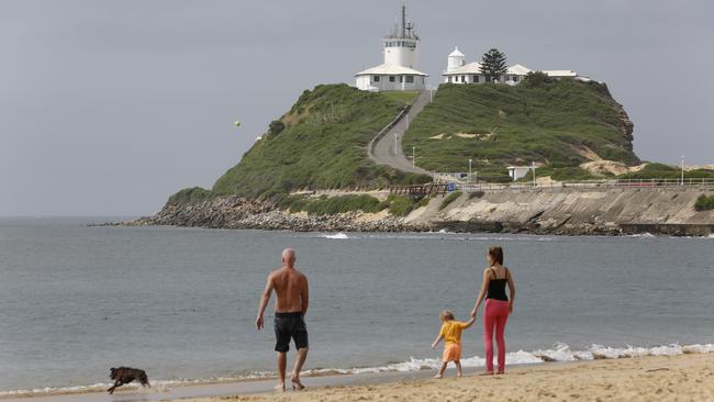 Nobbys Head in Newcastle. Picture: AAP