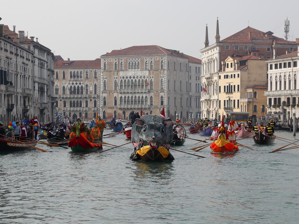Carnival is one of the biggest events on the city’s annual calendar. Picture: AP/Antonio Calanni