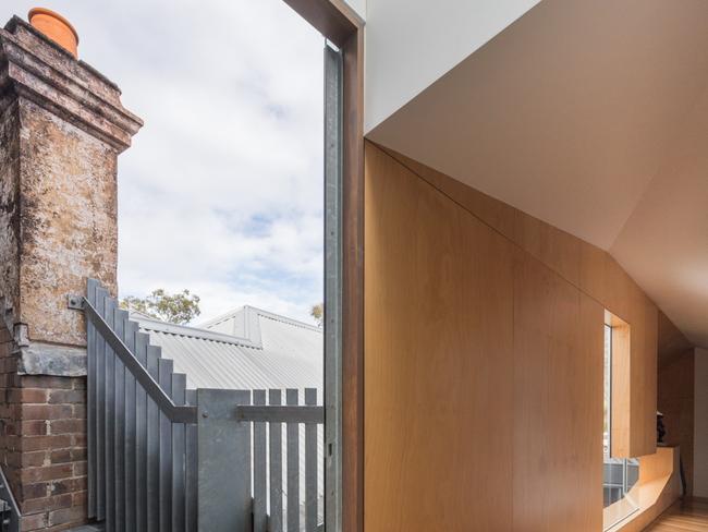 The old and the new combine again upstairs. Picture: Foxtel/Grand Designs Australia