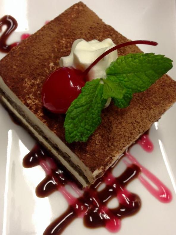 Egg-free tiramisu. Picture: Fountain Vegetarian