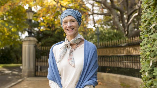 Tasmania Governor Kate Warner has been given the all-clear by doctors after being diagnosed with non-Hodgkin lymphoma earlier this year. Picture: EDDIE SAFARIK