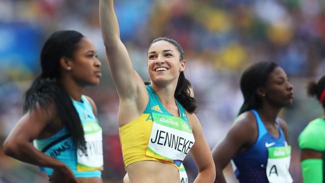 Nothing went right for Aussie track sensation Michelle Jenneke in her Olympic debut. Picture. Phil Hillyard