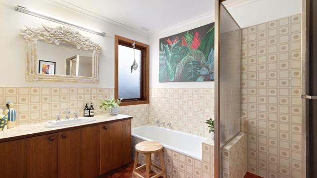 The home’s main bathroom.