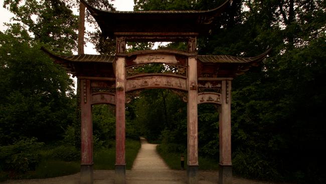 Now: More than 100 years on, the Garden of Tropical Agronomy is overgrown and tumbling down. Picture: Seph Lawless