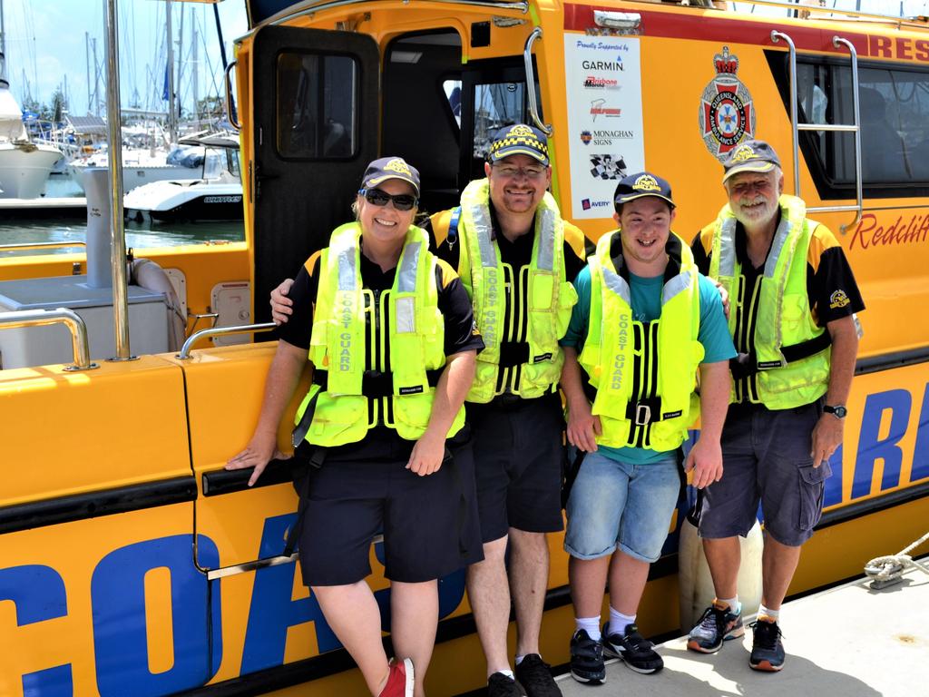 Redcliffe Coast Guard take boy with Downs syndrome out on boat for his ...