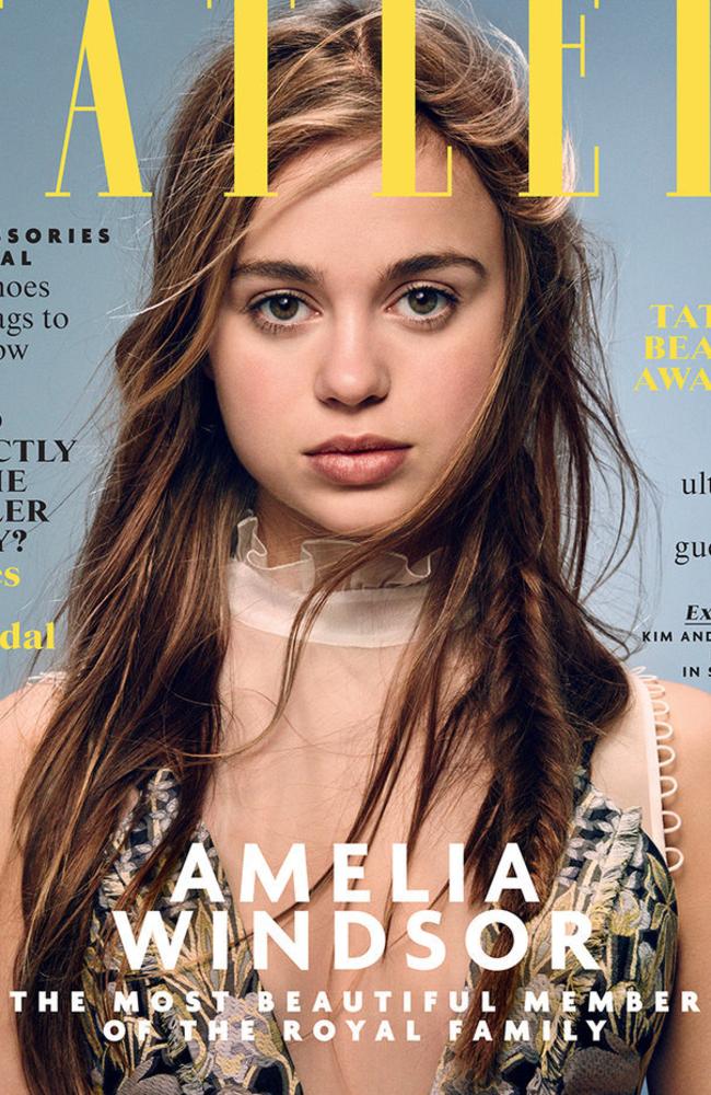 Lady Amelia Windsor on the cover of Tatler Magazine. Picture: Tatler Magazine