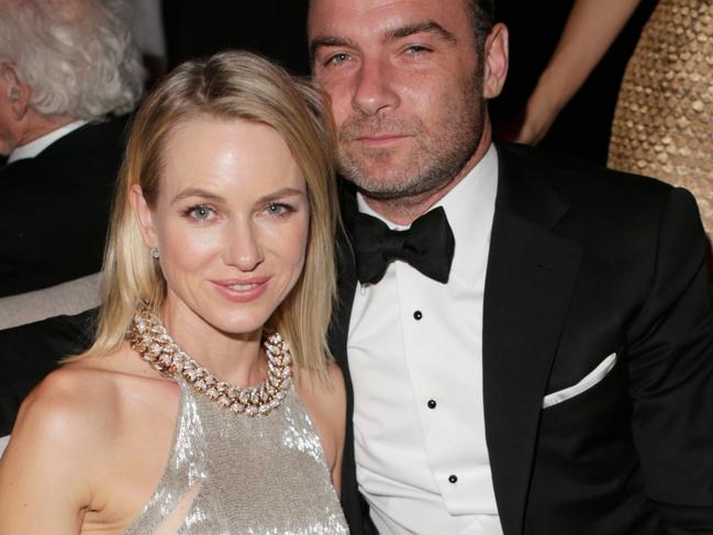 BEVERLY HILLS, CA - JANUARY 12: Actors Naomi Watts (L) and Liev Schreiber attend The Weinstein Company & Netflix's 2014 Golden Globes After Party presented by Bombardier, FIJI Water, Lexus, Laura Mercier, Marie Claire and Yucaipa Films at The Beverly Hilton Hotel on January 12, 2014 in Beverly Hills, California. (Photo by Jeff Vespa/Getty Images for The Weinstein Company)