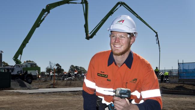 Third year apprentice builder Noah Brown named best apprentice. Thursday, 16th Jul, 2020.