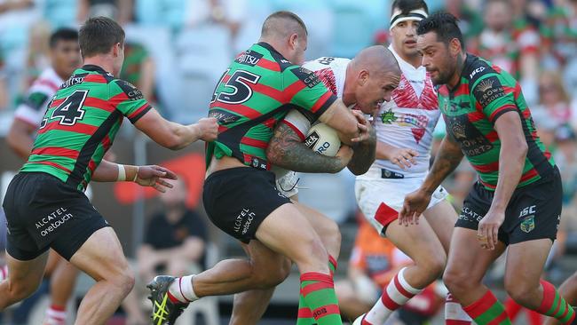 Russell Packer improved in his first hit-out for the Dragons.