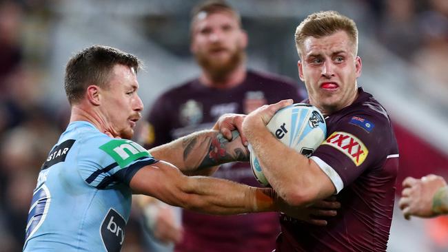 Cameron Munster helped steer Queensland to victory. Picture: Chris Hyde