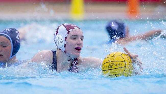 Grammar’s Astrid Thomas playing for Queensland. Picture: Jerad Williams