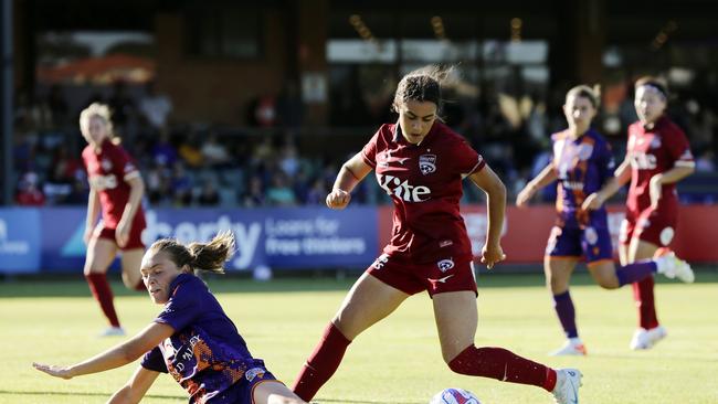 Emilia Murray representing Adelaide United. Picture: Will Russell/Getty Images