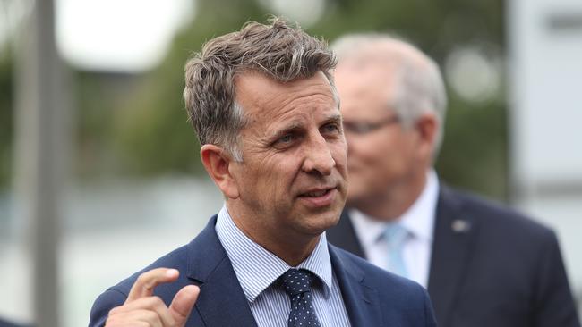 Andrew Constance announced plans for the hospital last month. Picture: Brett Costello