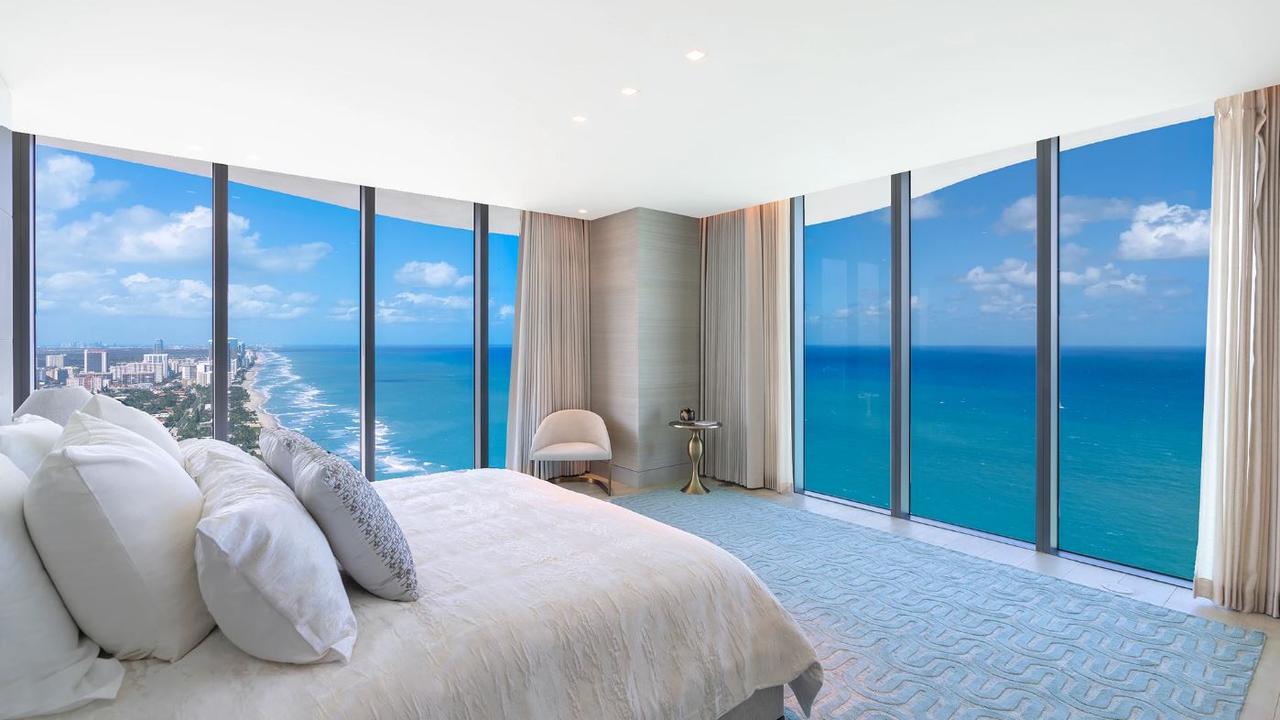 A view over the water from Messi's Miami pad, which sold for $20.55m. Picture: Realtor.com