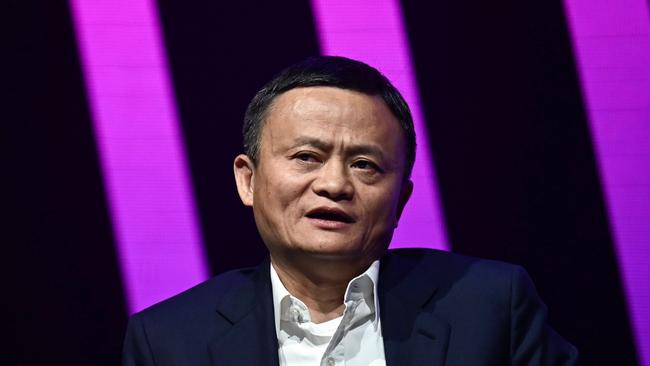 Jack Ma infuriated Chinese government leaders with a speech in which he criticised financial regulation, Picture: AFP