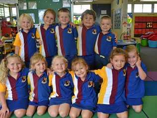 LEARNING THE ROPES: (Back from left) Linda Ware, Lola Alford, Matt Witt, Jed Mackay, Beau-Dan Wolff, (front from left) Lena Mansfield, Makenzie Cavanough, Quinn Kenafake, Payton Girdler, Ruby Baker and Torah Lewis. Picture: Molly Hancock