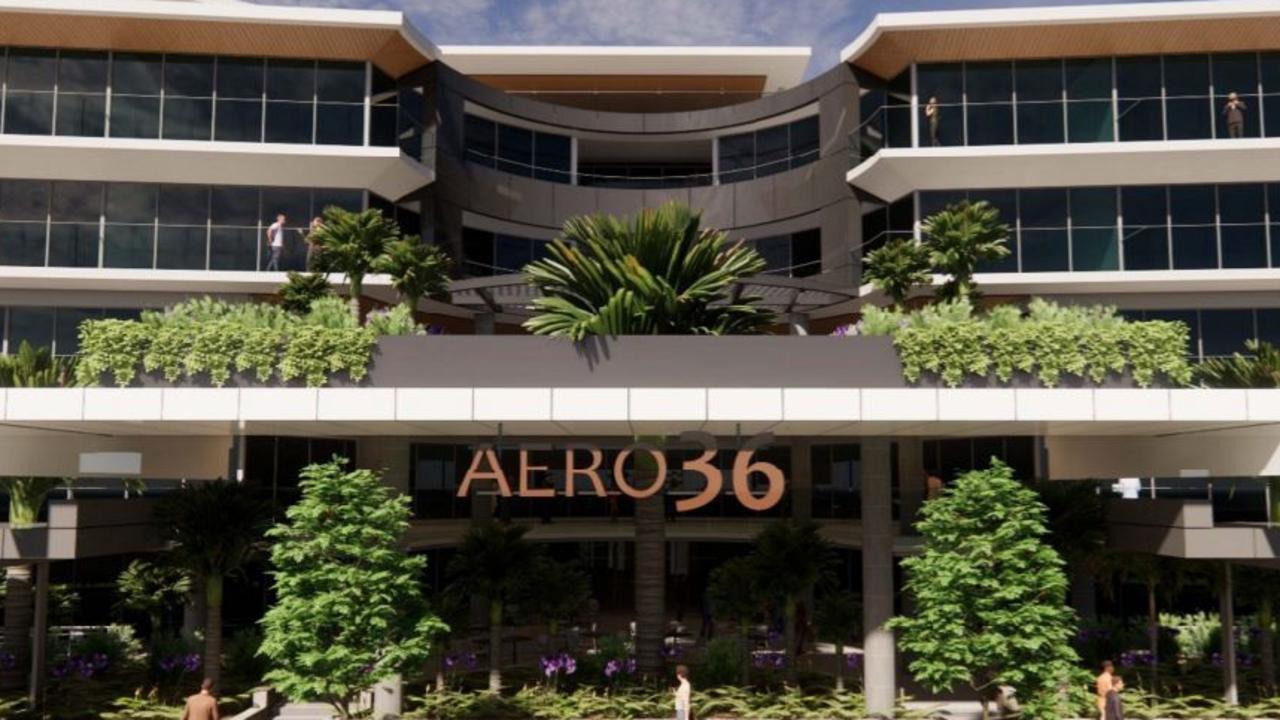 Aero36 lodged a development application for a five-storey office tower at Aerodrome Rd, Maroochydore, with the Sunshine Coast Council.