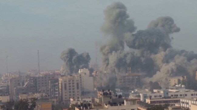 Watch: Israel Strikes the Islamic University of Gaza | Daily Telegraph