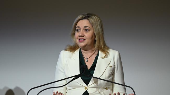 Premier Annastacia Palaszczuk at the Queensland Housing Summit on Thursday. Picture: NCA NewsWire / Dan Peled