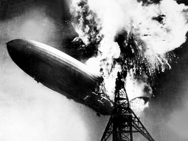 The Hindenburg goes up in flames in 1937. Hydrogen’s flammability is an issue of concern, but it carries little risk if properly managed, proponents say.