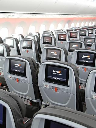 Jetstar's Boeing 787 features seat-back screens for every economy passenger.