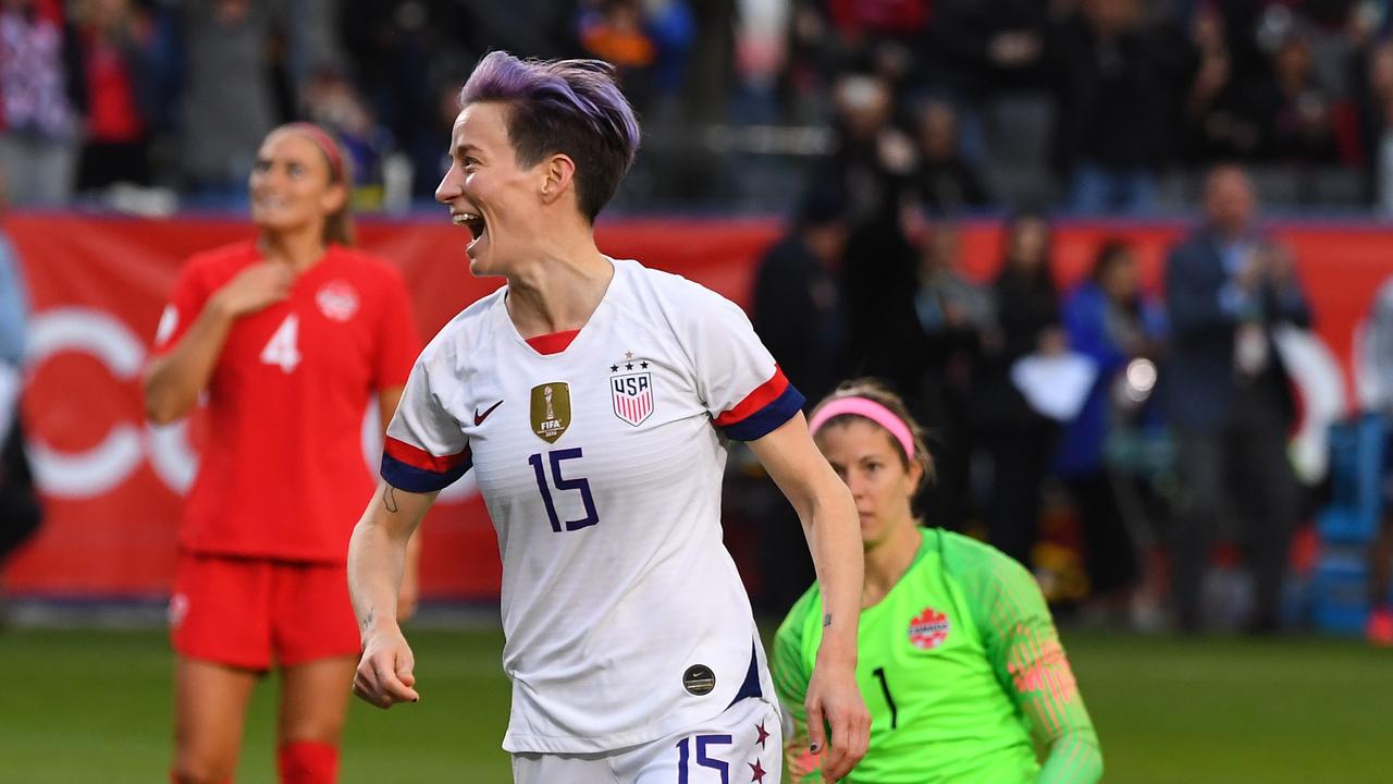 USA star Megan Rapinoe could be in line to face the Matildas this year.
