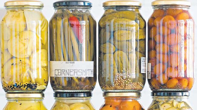 Worth bottling: jars of preserved produce. Picture: James Grant