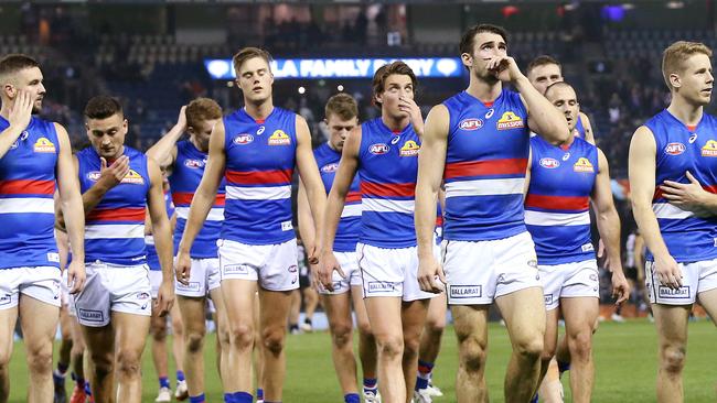 The Western Bulldogs fired early in Friday night footy last week, but then struggled to excite. Picture: Michael Klein