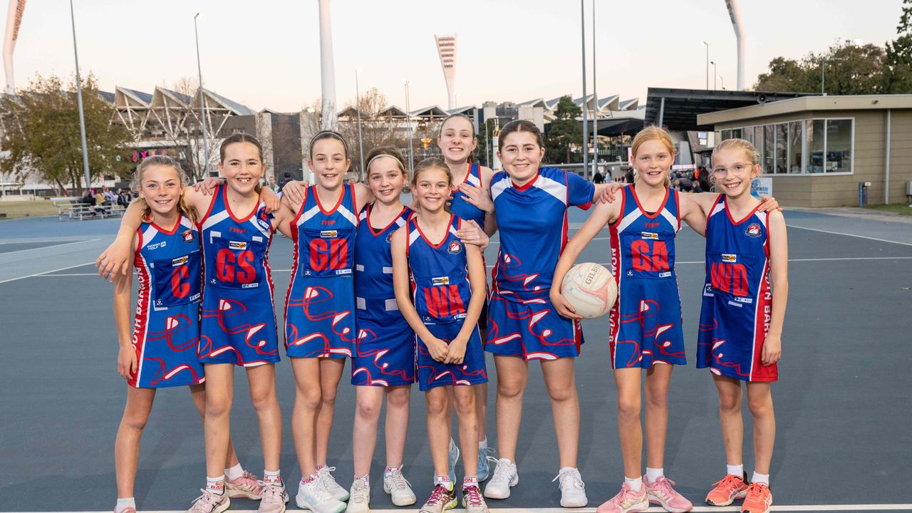 South Barwon Silver under-11 netball team.