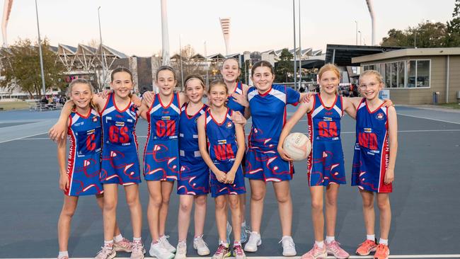 South Barwon Silver under-11 netball team.