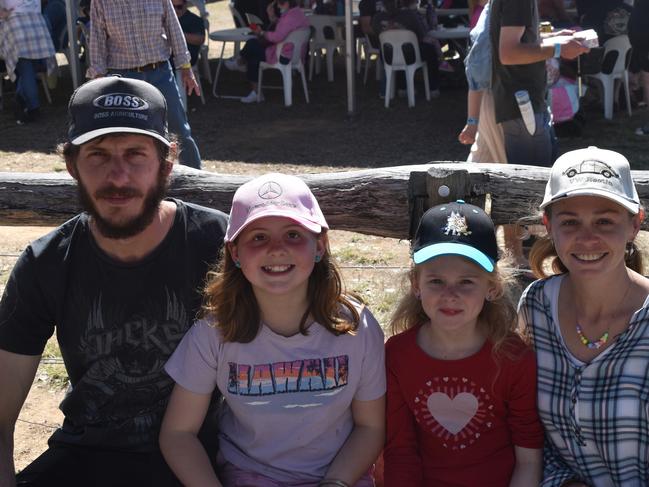 Brendon, Erin, Summer and Toowoomba from Toowoomba at the Leyburn Sprints, August 17, 2024. (Photo: NRM)