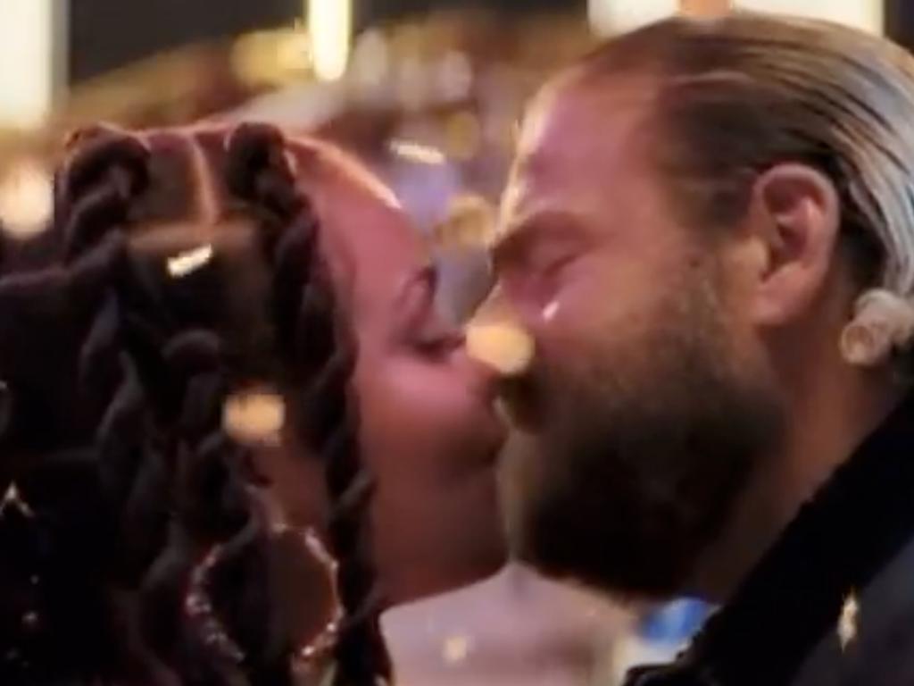 This kiss between Jonah Hill and Lauren London was reportedly CGI.