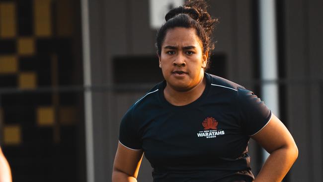 Waratahs squad member Adiana Talakai ahead of the 2020 Super W season.