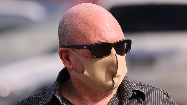 Former SAPOL officer Richard Bartholomew is seen outside the Christies Beach Court. NCA NewsWire / David Mariuz