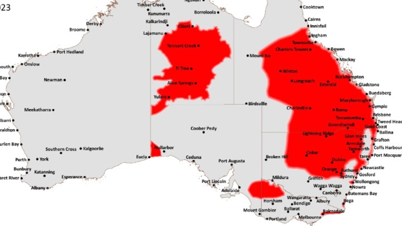 Fire map shows millions under threat news .au Australia s