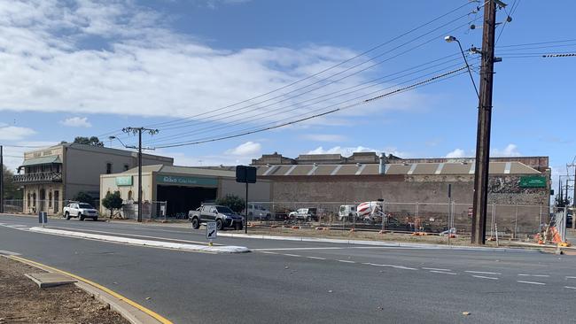 The old Colac Hotel undergoing redevelopment. Picture: Paula Thompson