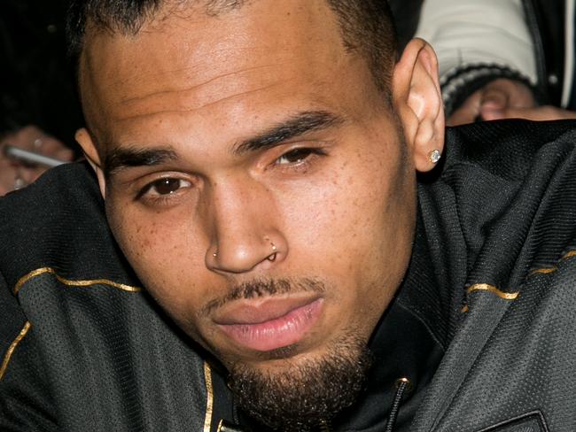 Chris Brown was accused of 'striking' a woman. Picture: Getty Images