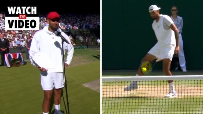 Fans got to see all sides of Nick Kyrgios during this years amazing Wimbledon run